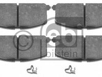 Set placute frana,frana disc TOYOTA COROLLA hatchback (_E10_), TOYOTA COROLLA Liftback (_E10_), TOYOTA COROLLA Wagon (_E10_) - FEBI BILSTEIN 16581