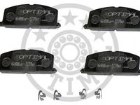 Set placute frana,frana disc TOYOTA COROLLA limuzina (_E8_), TOYOTA COROLLA limuzina (_E9_), TOYOTA COROLLA hatchback (_E9_) - OPTIMAL 9348