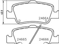 Set placute frana,frana disc TOYOTA COROLLA Limuzina (E15) (2006 - 2016) HELLA PAGID 8DB 355 013-571 piesa NOUA