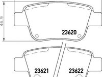 Set placute frana,frana disc TOYOTA ESTIMA (MCR3_, ACR3_, CLR3_), TOYOTA COROLLA Verso (ZDE12_, CDE12_), TOYOTA AVENSIS limuzina (T25) - HELLA PAGID 8