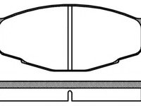 Set placute frana,frana disc TOYOTA HILUX II pick-up (LN8, RN5, LN6, YN6, YN5, LN5, RN6) (1983 - 2005) REMSA 0133.10 piesa NOUA