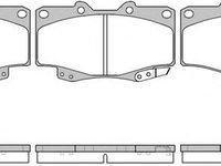 Set placute frana,frana disc TOYOTA HILUX II pick-up (LN8, RN5, LN6, YN6, YN5, LN5, RN6) (1983 - 2005) REMSA 0315.04 piesa NOUA