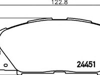 Set placute frana,frana disc TOYOTA IQ (KPJ1_, NGJ1_, KGJ1_, NUJ1_), PERODUA ALZA, TOYOTA PASSO SETTE (M5_E) - MINTEX MDB3225