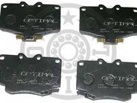 Set placute frana,frana disc TOYOTA LAND CRUISER - BUNDERA (PZJ7_, KZJ7_, HZJ7_, BJ7_, LJ7_, RJ7, TOYOTA LAND CRUISER Hardtop (_J7_) - OPTIMAL 9837