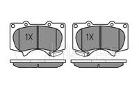 Set placute frana,frana disc TOYOTA LAND CRUISER PRADO (KDJ12_, GRJ12_), MITSUBISHI SHOGUN IV (V8_W, V9_W) - MEYLE 025 240 2417/W