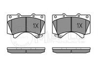 Set placute frana,frana disc TOYOTA LAND CRUISER (VDJ20_, UZJ20_) - MEYLE 025 243 8618/W