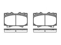 Set placute frana,frana disc TOYOTA LAND CRUISER AMAZON (FZJ1, UZJ1) (1998 - 2007) REMSA 0707.04 piesa NOUA