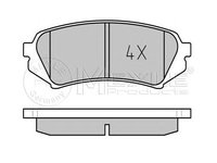 Set placute frana, frana disc TOYOTA Land cruiser 4,2TDI 98- - Cod intern: W20120651 - LIVRARE DIN STOC in 24 ore!!!