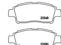 Set placute frana,frana disc TOYOTA PROBOX/SUCCEED (_NLP5_, _NCP5_) - MINTEX MDB3241