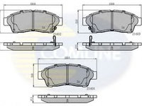 Set placute frana,frana disc TOYOTA RAV 4 I (SXA1) (1994 - 2000) COMLINE CBP3260 piesa NOUA