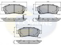 Set placute frana,frana disc TOYOTA RAV 4 I Cabrio (SXA1) (1997 - 2000) COMLINE CBP3260 piesa NOUA