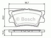 Set placute frana,frana disc TOYOTA RAV 4 III (ACA3, ACE, ALA3, GSA3, ZSA3) (2005 - 2016) BOSCH 0 986 494 154 piesa NOUA