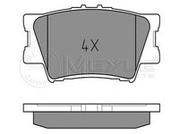 Set placute frana,frana disc TOYOTA RAV 4 III (ACA3_, ACE_, ALA3_, GSA3_, ZSA3_) - MEYLE 025 243 3815