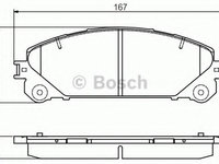 Set placute frana,frana disc TOYOTA RAV 4 IV (WWA4, AVA4, ZSA4, ALA4) (2012 - 2016) BOSCH 0 986 495 169 piesa NOUA