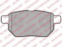 Set placute frana,frana disc TOYOTA VERSO (_AUR2_, _ZGR2_) (2009 - 2020) DELPHI LP2105