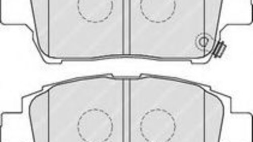 Set placute frana,frana disc TOYOTA YARIS (P1