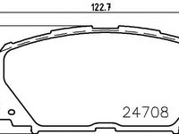 Set placute frana,frana disc TOYOTA YARIS (P13) (2010 - 2016) HELLA PAGID 8DB 355 013-901 piesa NOUA