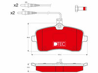 Set placute frana,frana disc TRW GDB1594DTE