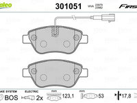 Set placute frana,frana disc VALEO 301051