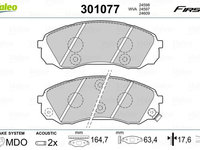 Set placute frana,frana disc VALEO 301077