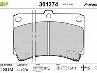 Set placute frana,frana disc VALEO 301274