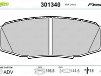 Set placute frana,frana disc VALEO 301340