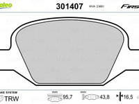 Set placute frana,frana disc VALEO 301407