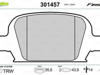 Set placute frana,frana disc VALEO 301457