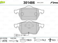 Set placute frana,frana disc VALEO 301486