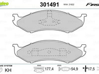 Set placute frana,frana disc VALEO 301491