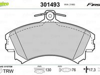 Set placute frana,frana disc VALEO 301493