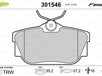 Set placute frana,frana disc VALEO 301546