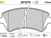 Set placute frana,frana disc VALEO 301679