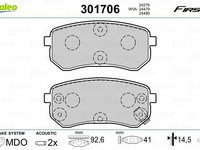 Set placute frana,frana disc VALEO 301706