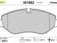 Set placute frana,frana disc VALEO 301882