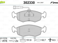 Set placute frana,frana disc VALEO 302330