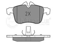 Set placute frana,frana disc VAUXHALL ASTRA Mk IV (G) limuzina, OPEL VITA C (F08, F68), VAUXHALL CORSA Mk II (C) (W5L, F08) - MEYLE 025 283 3219/PD