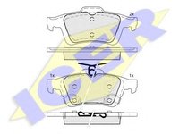 Set placute frana,frana disc VOLVO S40 II limuzina (MS), VOLVO V50 combi (MW), VOLVO C70 II Cabriolet - ICER 182106