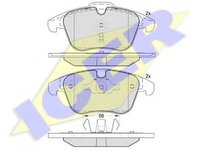 Set placute frana,frana disc VOLVO S80 II limuzina (AS), FORD GALAXY (WA6), FORD S-MAX (WA6) - ICER 181775