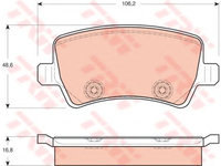 Set placute frana,frana disc VOLVO XC70 II (2007 - 2020) TRW GDB1685