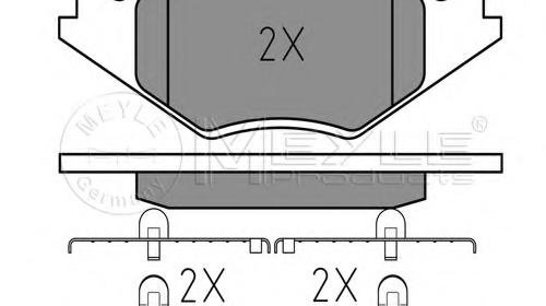 Set placute frana,frana disc VW ATLANTIC I (1