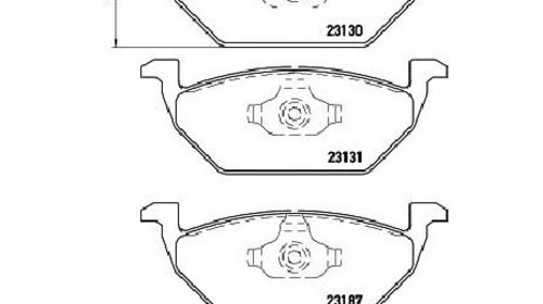 Set placute frana, frana disc VW BORA ( 1J2 )