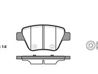 Set placute frana,frana disc VW CADDY III Combi (2KB, 2KJ, 2CB, 2CJ) (2004 - 2016) REMSA 1420.00 piesa NOUA