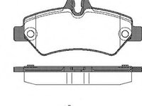 Set placute frana,frana disc VW CRAFTER 30-35 bus (2E_), VW CRAFTER 30-50 caroserie (2E_), VW CRAFTER 30-50 platou / sasiu (2F_) - METZGER 1246.00