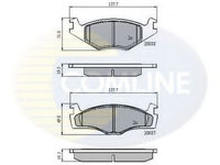 Set placute frana,frana disc VW GOLF III (1H1) (1991 - 1998) COMLINE CBP0149 piesa NOUA