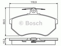 Set placute frana,frana disc VW GOLF III (1H1) (1991 - 1998) BOSCH 0 986 495 246 piesa NOUA