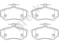 Set placute frana,frana disc VW GOLF IV Cabriolet (1E7) (1998 - 2002) Break 20669 00 701 00 piesa NOUA