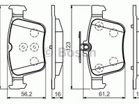 Set placute frana,frana disc VW GOLF VII (5G1, BE1), VW JETTA VII SportWagon (BA5), VW GOLF ALLTRACK (BA5) - BOSCH 0 986 494 658