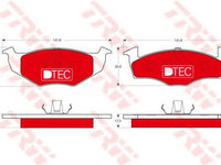 Set placute frana,frana disc VW LUPO (6X1, 6E1) (1998 - 2005) TRW GDB1274DTE piesa NOUA