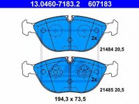 Set placute frana,frana disc VW PASSAT (3B3) (2000 - 2005) ATE 13.0460-7183.2 piesa NOUA